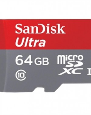 Minneskort Sandisk Ultra microSDXC UHS-I 64GB